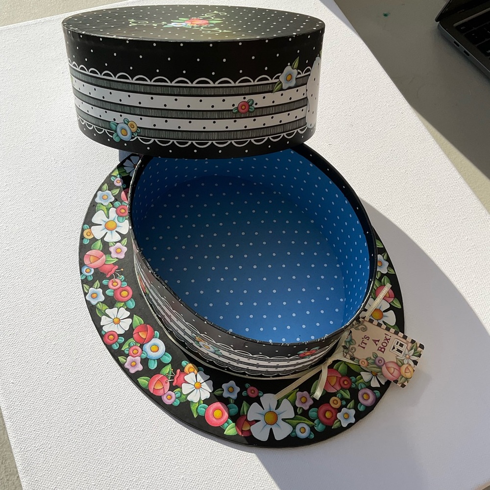 Mary Engelbreit Hat Shaped Box